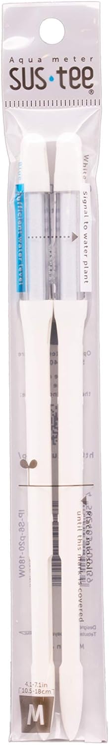 Aquameter (Medium White Refillable - Bundle of 2) - House Plant Soil Moisture Meter, Humidity Sensor Probe, Water Level Indicator - Best for Indoo...
