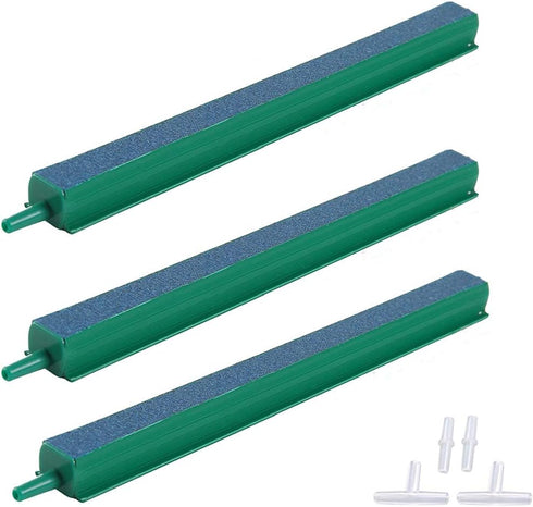 ALEGI Fish Tank Air Bubble 3-Piece Air Stone Bars for Aquarium,Air Stone Bar Hydroponics with Connectors,8 inch...