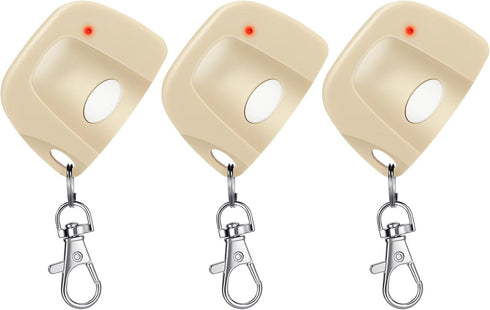 Kingdder 3 Pieces Garage Door Remote Compatible for Multicode 300mhz 10 Dip Switch 3089 3060 3070 Gate Opener Remote Multicode Gate Opener with Ke...