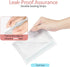 PACKISM Leak Proof Clear Toiletry Bag - Sealed TSA Approved Toiletry Bag with Reinforced Seams, Reusable and Easy to Clean, Clear Travel Bags for ...