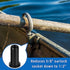 Oar Lock Socket Insert 4 Pack Oarlock Socket Bushing for Oar Protector Boat Hardware Socket Boat Tool Holder Nylon Oar Sleeve Protector Kayak Padd...