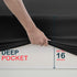 Lux Decor Twin XL Fitted Sheet - Soft Microfiber Bottom Sheets - Upto 16 Inches Deep Pocket Fitted Sheet Only- Wrinkle, Fade & Shrinkage Resistant...