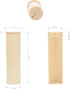 Sleeves for Pool Fence Pole Hole Deck Patio Ground Pool Caps (5 pcs, Sleeves Beige Color)...