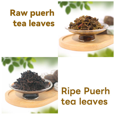 LWXLJMJZC?Ripe Puerh Tea Mini Cake 30pcs(10 Tastes*3pcs) |Yunnan Pu-erh Tea |Rice Balls (Cook&uncook) Pu'erh Tea | Mini Tuo Cha Black Tea...