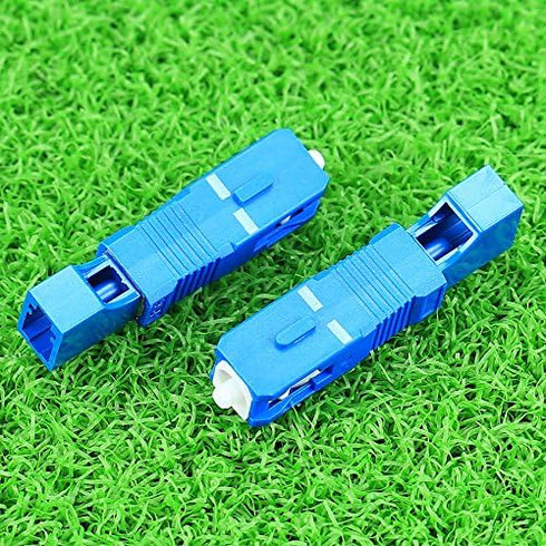 Single Mode 9/125um SC Male to LC Female Hybrid Optic Optical Fiber Adapter Simplex Converter...