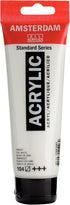 Amsterdam Standard Series Acrylic Tube 120ml Zinc White 104 (17091042)...