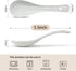 6 Pieces Japanese Retro Ceramics Soup Spoons Japanese Style Rice Spoon Flatware Asian Chinese Serving Spoons Appetizers Tableware Meal Partner for...