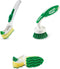 Libman Pot and Pan Scrubbing Dish Wand Scrub Brush Bundle with Curved Kitchen Brush and Two Sponge Refills...