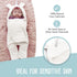 BlueMello Baby Swaddle Blanket | Ultra-Soft Plush Unicorn Essential for Infants 0-6 Months | Swaddling Wrap White | Ideal Newborn Registry and Tod...