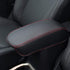 Leegi AAGIILEEYO Jeep Armrest Box Cover,1pc Black with Red Center Console Cover Fit for 2017 2018 2019 Jeep Cherokee...