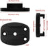 CNC Aluminum Quick Release Tripod Mount with 1/4 Adapter for GoPro Sports Cameras...