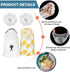 200PCS Plastic Bowl Covers Reusable, Elastic Food Storage Cover Stretch Plastic Wrap for Food, Bowl Covers for Bread Proofing, Food Cover for Fami...