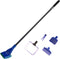 Aquarium Cleaning Tools Kit 5 in 1 Function for Long Deep Fish Tank, Including Algae Scrape, Cleaning Sponge, 3.9" Small Fishnet, Gravel Rake, Pla...