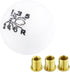 Arenbel 6 Speed Racing Shifter Knob Car Gear Lever Ball Shift Stick Grip Handle Replacement Fit Most Auto Manual Vehicles, White...