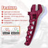AN Adjustable Wrench Lightweight Aluminum AN3-AN12 Hose Fitting tool spanner(Red)...