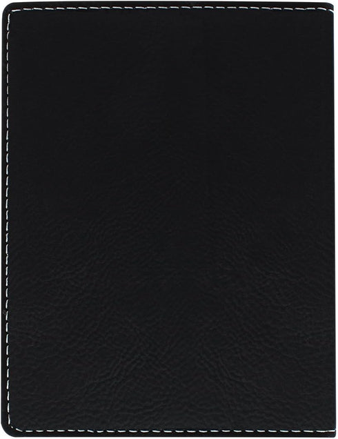Cute Passport Holder for Women Journey Begins World Map Cute Passport Wallet Gifts for Travelers Laser Engraved Leatherette Passport Holder Black...