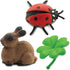Safari Ltd. Good Luck Minis Lucky Fun Pack – 8 Mini Figurines of Frog, Ladybug, Waving Cat, Dragon, Buddha, Elephant, Rabbit, Four-Leaf Clover – E...