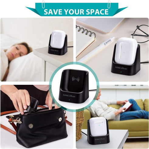 Airpods Charger, Wireless Charger for Airpods Pro and Airpods -Black......