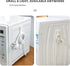 Self Adhesive Hooks 6 Pcs Compact Utility Hook Heavy Duty Wall Hooks for Bathroom Kitchen White Sticky Hooks for Closet Decorative Wall Hanger Wat...