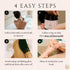 Exfoliating Glove Kessa Mitt Body Scrubber - Dead Skin Remover Shower Glove for Dead Skin Scrubbing and Deep Pore Cleansing - by MoroccanSource (1...