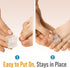 5 STARS UNITED Big Toe Spacers for Men & Women – 4 Gel Separators for Overlapping & Curled Toes, Bunions, Alignment - Diabetic Foot Care, Silicone...