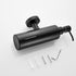 BATHSIR Matte Black Soap Dispenser, Refillable Shower Soap Dispenser Wall Mounted, Stainless Steel Clear Hand Soap Dispenser with Pump for Bathroo...