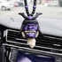Hannya Japanese Oni Samurai Helmet Car Rearview Mirror Charm Fashion Pendant Car Decoration Car Ornament Accessories Hanging Charm...