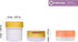 Portable Pill Box, Small Daily Pill and Vitamin 3 Containers, Attachable Case to Magnetic Calendar or Any Magnetic Surface, for Travel or Home Use...