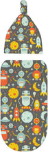 Robot and Moon Newborn Swaddle Blankets Hat Sets Soft Baby Receiving Blanket Swaddle Sack for Baby Shower Infant Boy Girl Gift...