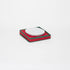 Household Essentials 532RED Holiday China Dinnerware Storage for Dessert Plates or Bowls | Removable Lid | Red Canvas with Green Trim...