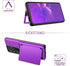 WeLoveCase Galaxy S21 Ultra Wallet Case with Mirror, Card Holder & Shockproof Protection, 6.8" Purple...