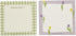 Sticky Notes 200 Sheets 3 x 3 Inch 2 Memo Pad, 2 Patterns Self-Stick Pastel Pads, Tulip and Green Plaid Aesthetic Adhesive Notepads, Easy to Post ...
