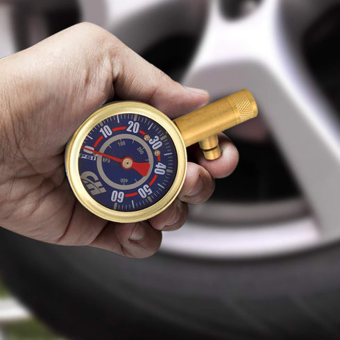 Shrader Tire Gauge, 0-60 PSI (Campbell Hausfeld DA552400)...