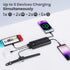 Portable Charger with Built-in Cables, Ultra Slim 13800mAh PD 3.0A USB-C Power Bank, LCD Display Battery Pack Compatible with iPhone 15/15 Plus/15...