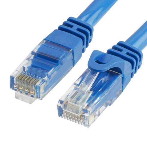 Cmple - CAT 6 500MHz UTP ETHERNET LAN NETWORK CABLE -25 FT Blue...