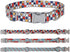 Dog Collar Metal Buckle Pet Collar, Cute Colors Cat Collar, Adjustable Breathable Soft Suitable for Small Medium Large and Boy Girl Dogs (Medium, ...