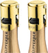 Champagne Stoppers with Stainless Steel Champagne Bottle Stopper with Food Grade Silicone Reusable Champagne Cork, Saver Suitable for Champagne, C...