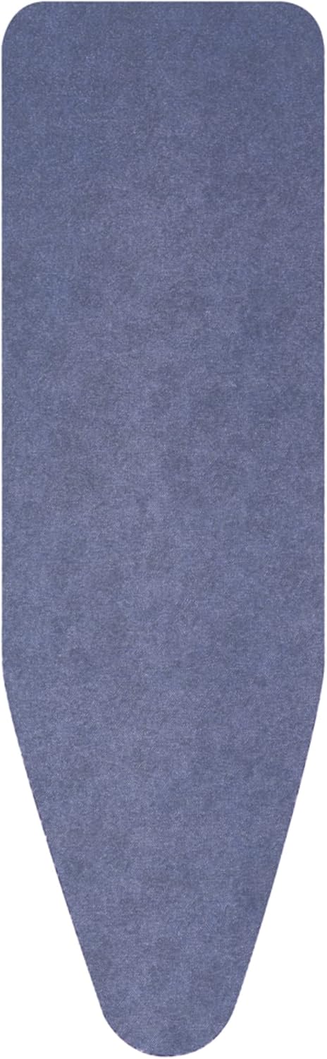 Brabantia Size C (49 x 18 inches) Replacement Ironing Board Cover with Thick Foam & Felt Padding (Denim Blue) Easy-Fit, 100% Cotton...