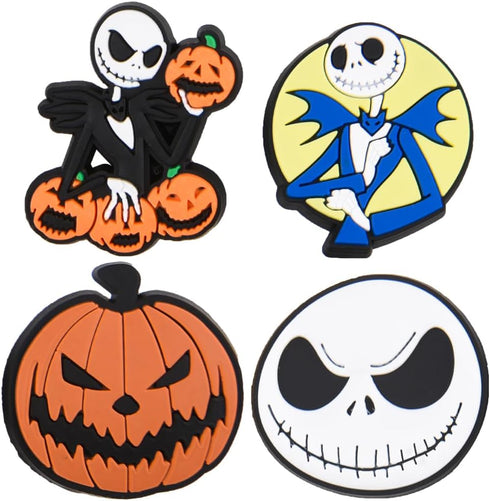 VZDIOR Pack of Skull Shoe Charms Halloween Horror Shoes Decoration Charms for Party Favor...