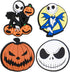 VZDIOR Pack of Skull Shoe Charms Halloween Horror Shoes Decoration Charms for Party Favor...