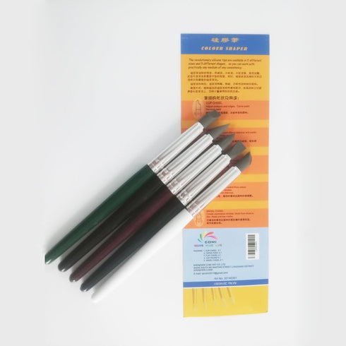 COMIART Clay Sculpture Tools Silicon Color Shapers Painting Brushes Size 6...