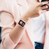 2 Pack Crystal Diamond Bling Cases Compatible with Apple Watch 7 45mm, ANOTCH Anti-Scratch Protective Cover for iwatch Series 7 45 mm Accessories ...