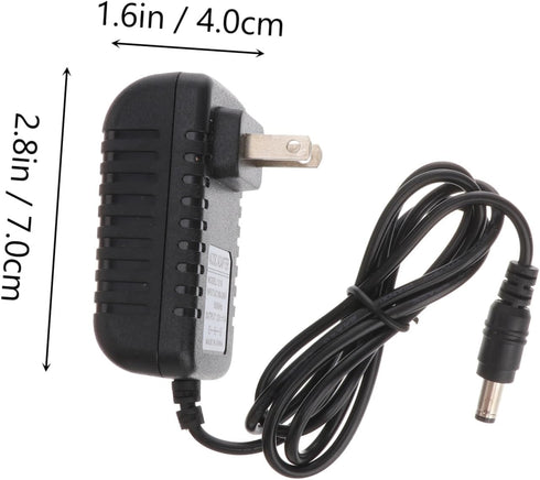 POPETPOP 2PCS Aquarium Light Power Adapter AC110- DC12V 1A, Fish Tank Light Switching Power Supply Converter, Fish Lamp Power Adapter with Indicat...
