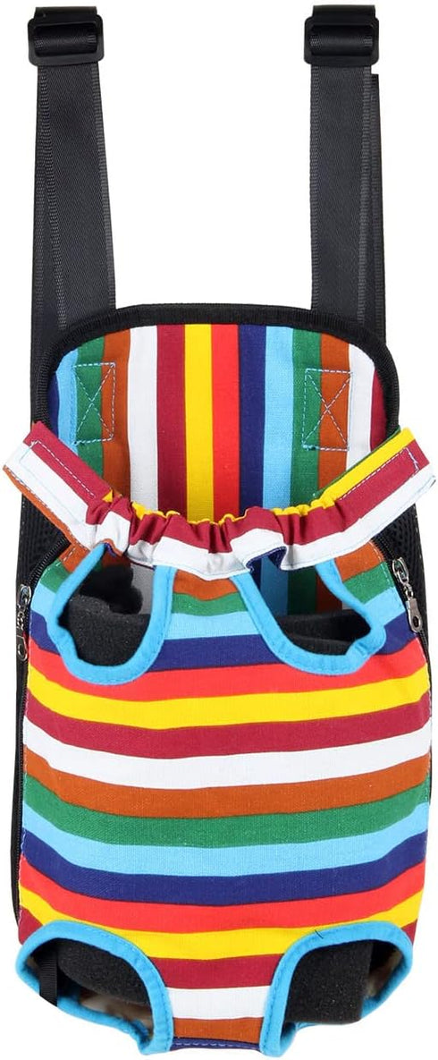 Dog Carrier Legs Out Front Pet Carrier Backpack Adjustable Puppy Cat Small Bag with Shoulder Strap and Sling for Traveling Hiking Camping Outdoor ...