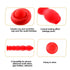 Red Caulk Cap Caulk Saver Cap Caulk Finishing Tool Adhesive Caulk Saver Caps Universal Caulking Tube Covers Tube Caps for Sealing and Preserving O...