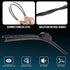 26" + 14" Replacement For Hyundai Santa Fe 2018-2013 /Nissan Rogue 13-08 Versa 12-07 /Toyota Yaris Sedan 15-06 Front Windshield Wiper Blade Origin...