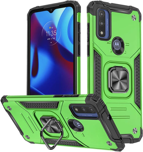 for Moto G Pure Case, Moto G Power 2022 Case, 360°Military Grade Rotatable Kickstand (Heavy Duty) Shockproof Protective Cases for Moto G Pure/Moto...