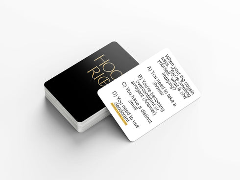 HoodRich Game Night Extravaganza: Dive Deep into African-American Culture with Engaging Trivia Cards Designed to Challenge, Amuse, and Enlighten Y...
