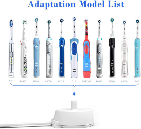 Electric Toothbrush Replacement Charger for Braun Oral-B Electric Toothbrush, Inductive Charging Base Portable Oral-B Waterproof Power Cord Enviro...