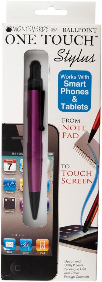 Monteverde One Touch Stylus with Brass Barrel Ballpoint Pen for iPad 2/3/4 (MV35337)...
